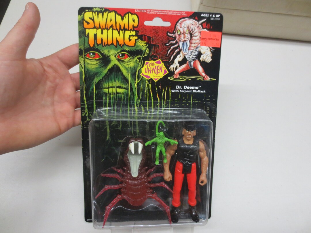 1990 Kenner Swamp Thing DR DEEMO Action Figure (new in