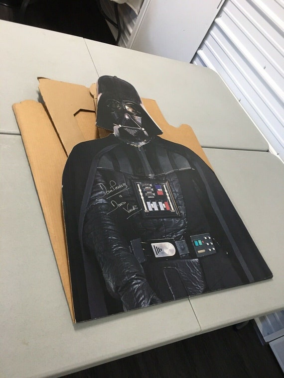 1996 Star Wars Darth Vader Life Sized Stand up Autographed