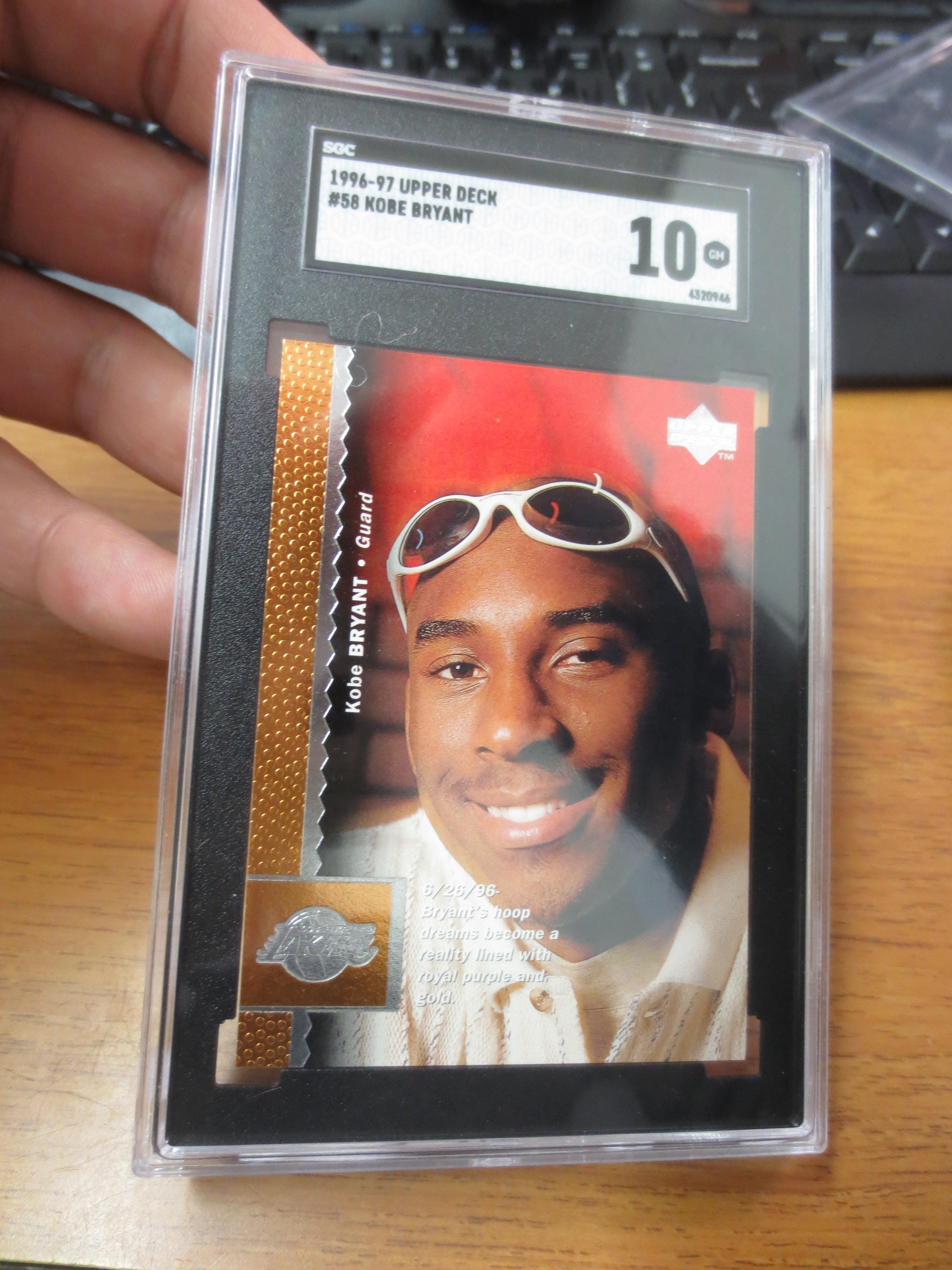 1996-97 Upper Deck Kobe Bryant #58 (RC) SGC 10 Gem Mint - Etsy 1996-97 Upper Deck Kobe Bryant #58 (RC) SGC 10 Gem Mint - Etsy
