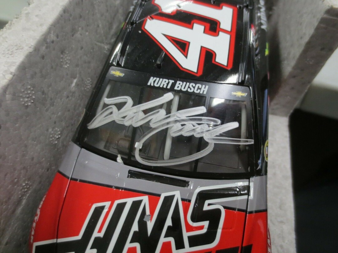 Kurt busch store autographed diecast