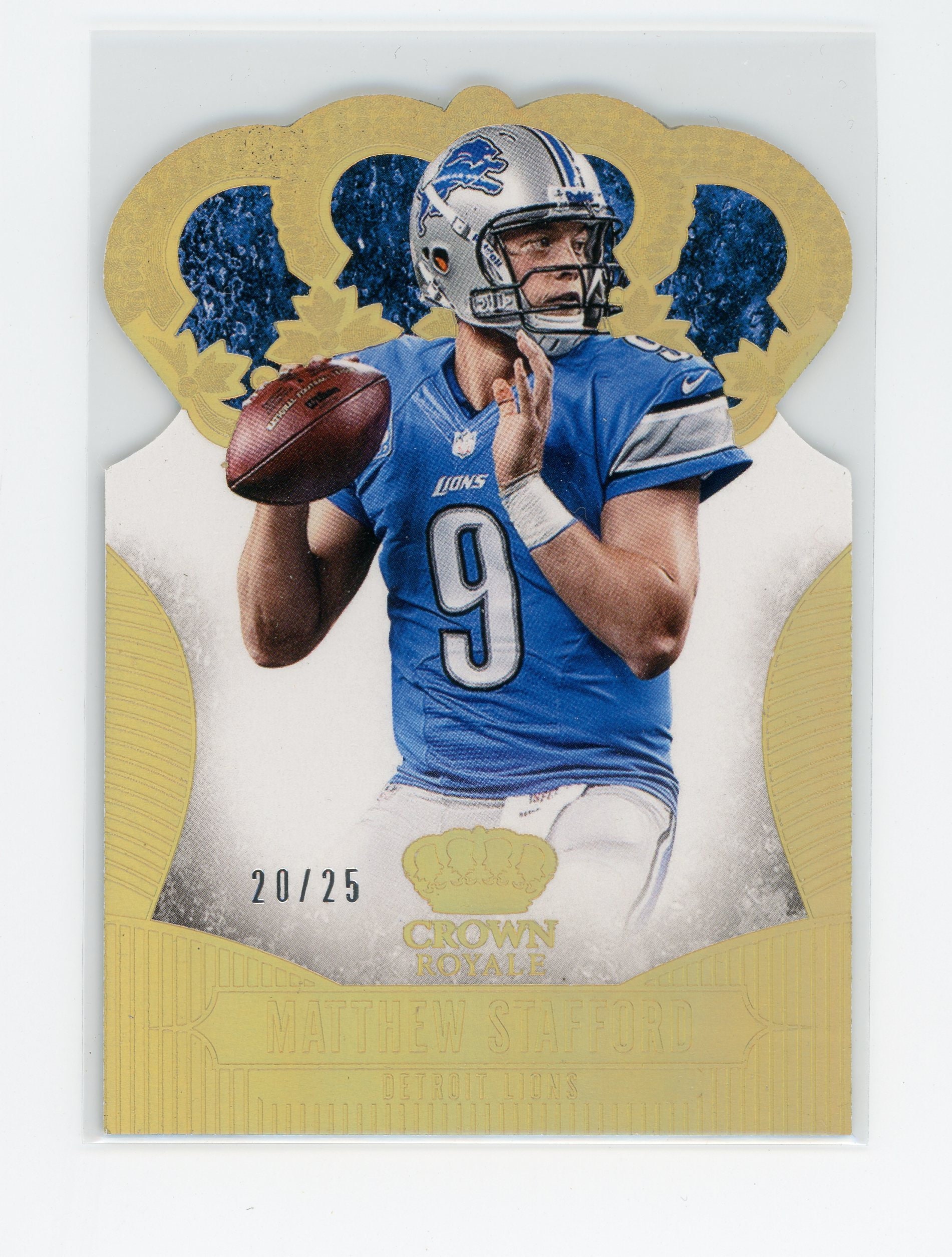 2014 Panini Crown Royale Matthew Stafford 66 serial 20/25 - Etsy Finland