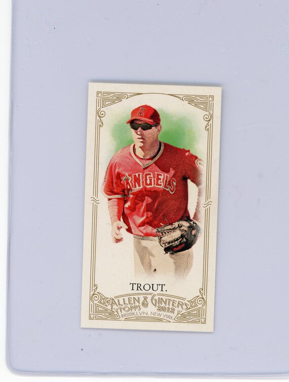 2012 Topps Allen & Ginter Mini Mike Trout (RC) #140 Gem Mint - Etsy