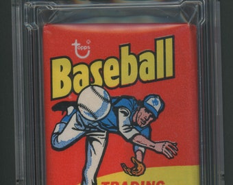 1975 Topps Mini Baseball Wax Pack Prestige 7 NM