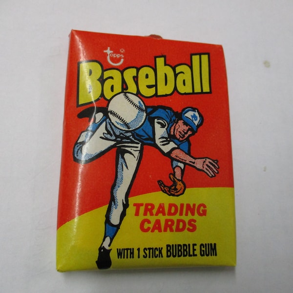 1975 Topps Mini Baseball Unopened Wax Pack (w/ Mike Schmidt Showing on the Back!!)