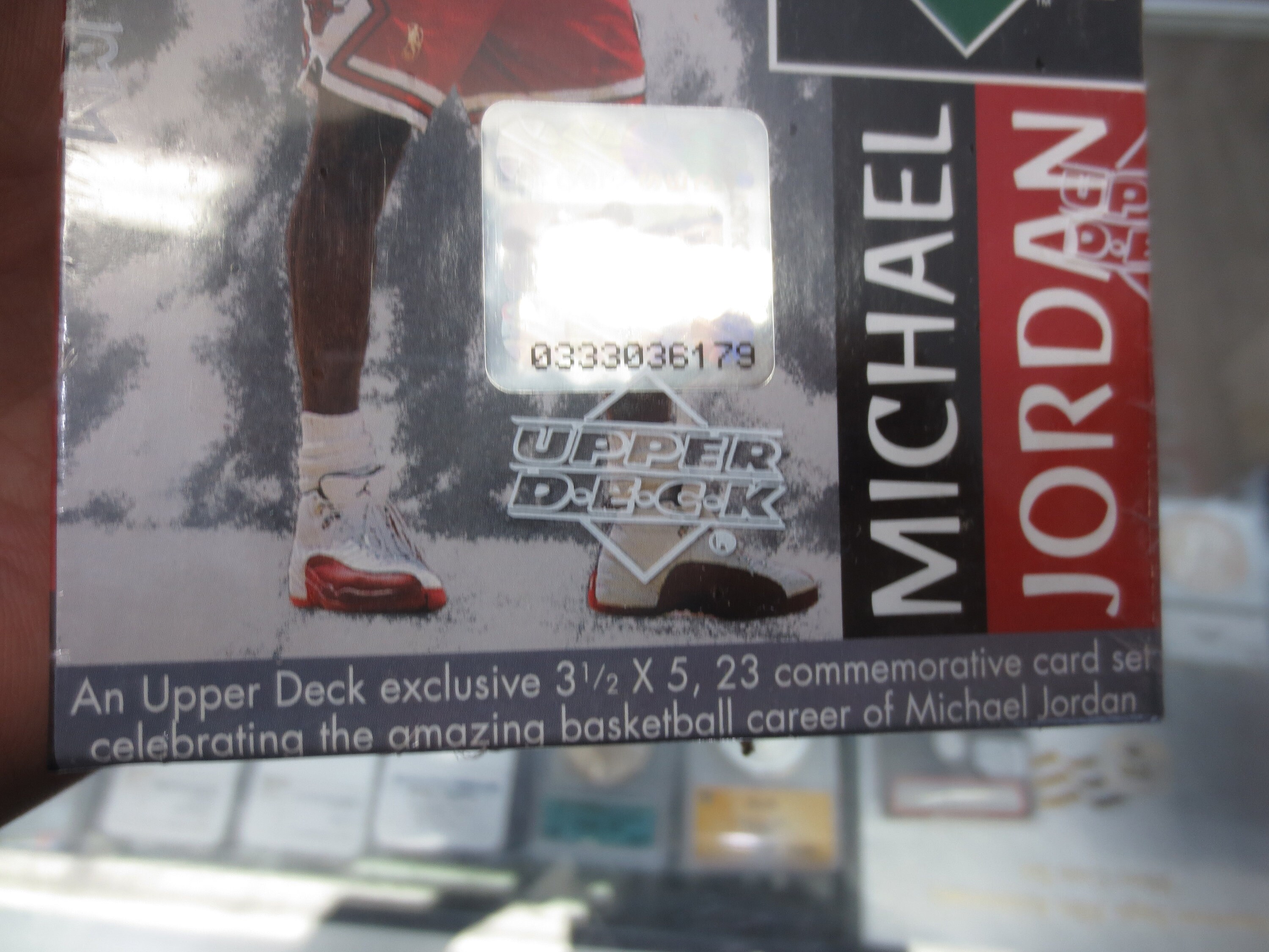 1 - 1999 Upper Deck Michael Jordan Retirement 23 Card (3 1/2 X 5