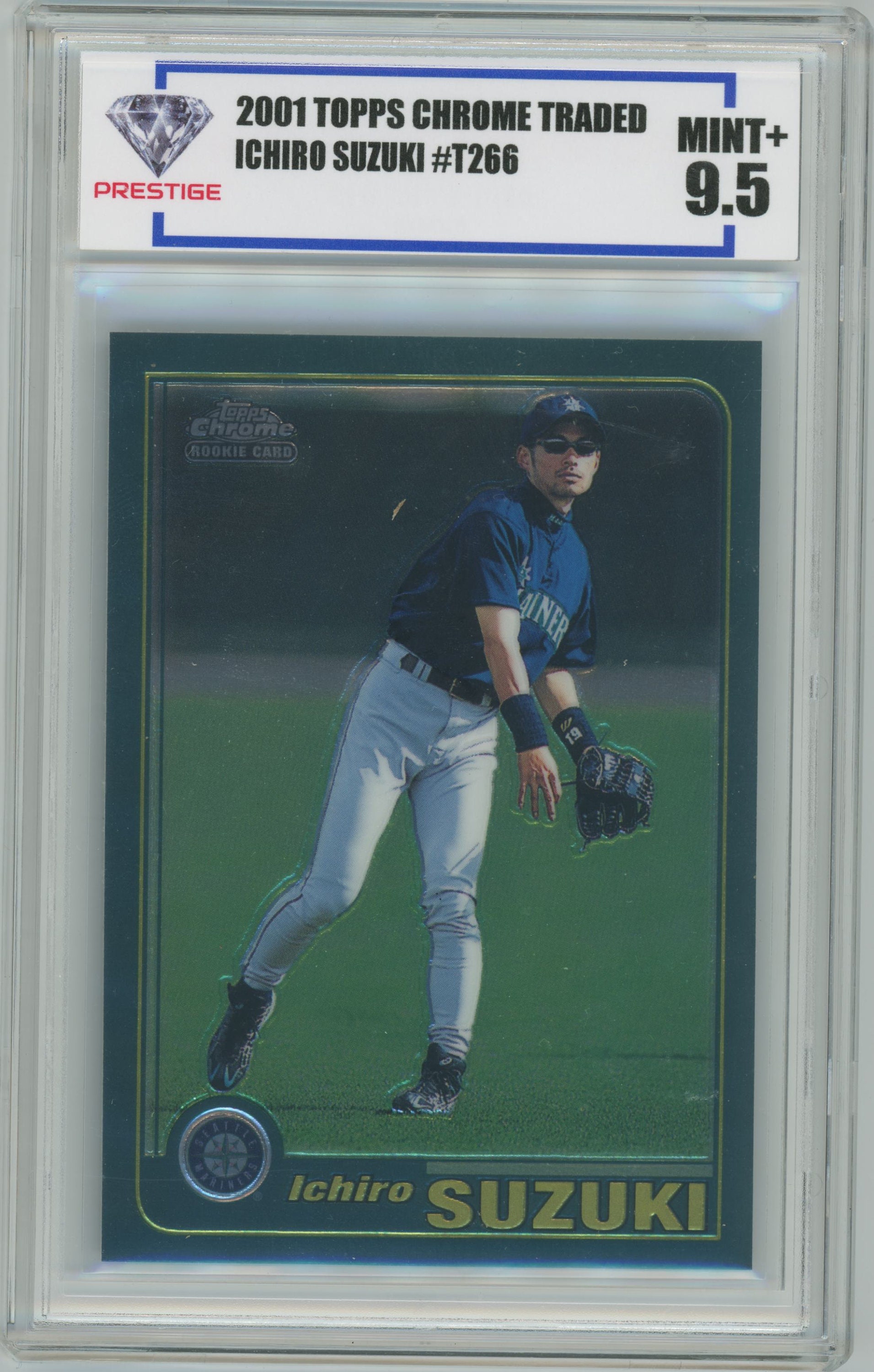 2001 Topps Chrome Traded ICHIRO SUZUKI #T266 (rookie Card