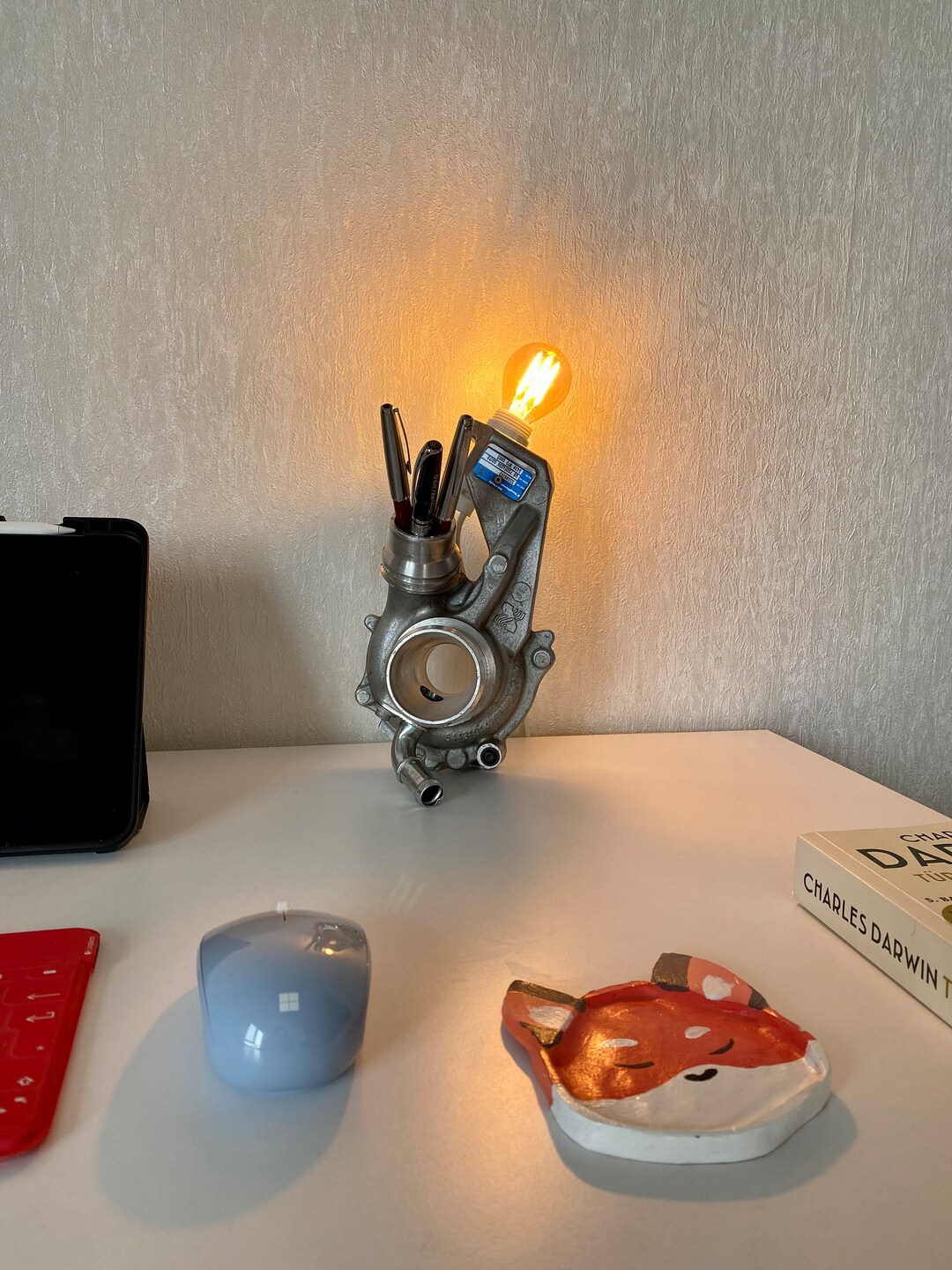 Turbo Lamp / Real Car Engine Parts / Decorative Turbo Lamp Etsy