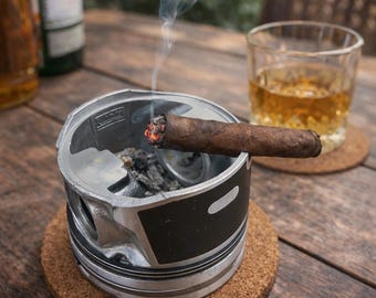 Decorative Piston Cigarette Ashtray / Real Car Engine Parts / Piston  Trinket / Cigarette Ashtray