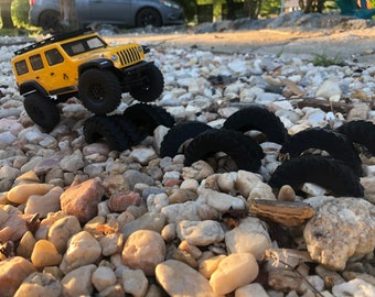 1:24 RC obstacle Tires Woop Sections for RC; 8 pieces