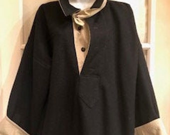 OGGI Men's Wool Jacket | Swing Style Jacket | Unisex Style | Wool/Nylon/Rayon/Acrylic | Made by Jacquardi of Canada | 80s Vintage | Size L