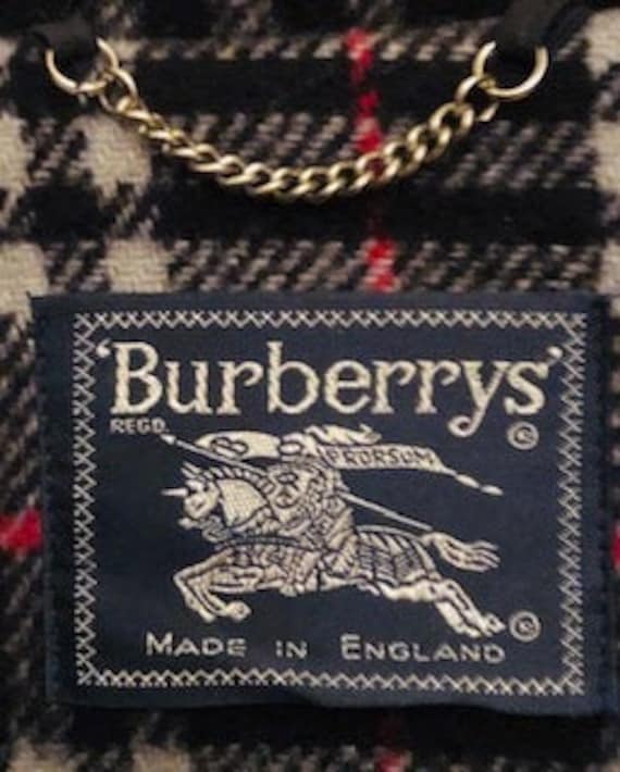 Vintage Men's Burberry Prosum | Hooded Duffle Coat | Horn Buttons