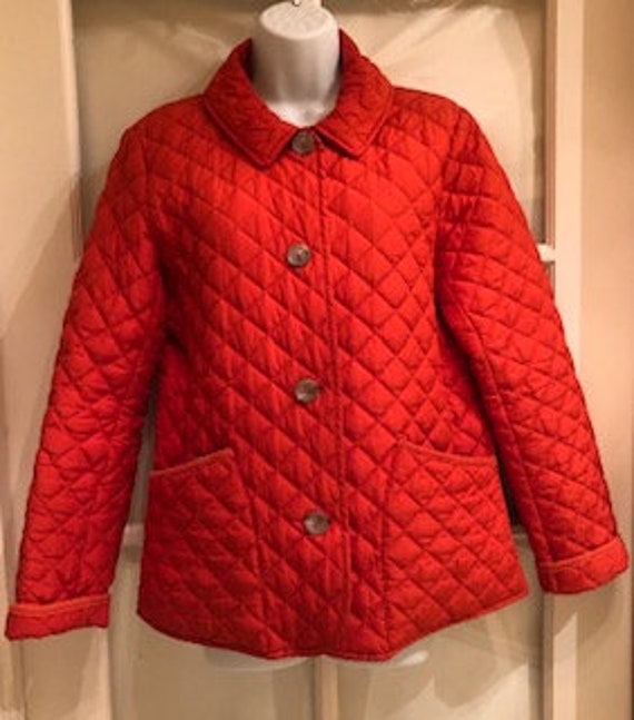 BANANA REPUBLIC Quilted Jacket | Vintage Tangerin… - image 10