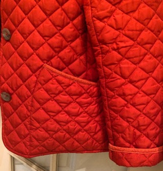 BANANA REPUBLIC Quilted Jacket | Vintage Tangerin… - image 7