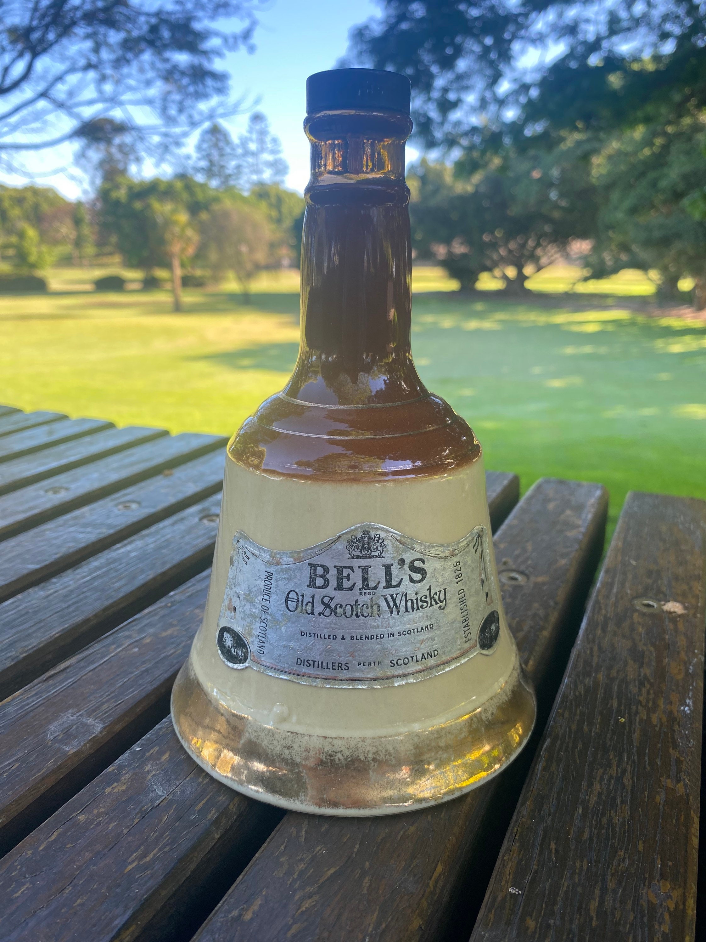 VINTAGE Bells Scotch Whiskey Bottle (empty) - Etsy Canada