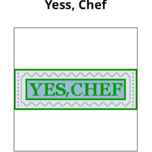 Ja, Chef - Digitale Stickvorlage