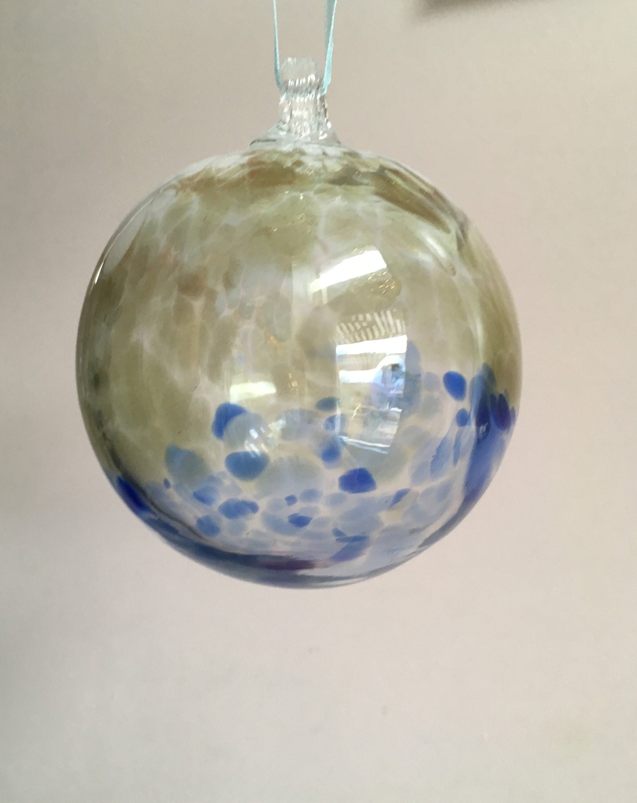 Blown Glass Ball/ Decorative Ball/ Homemade Blown Glass Ball Etsy UK
