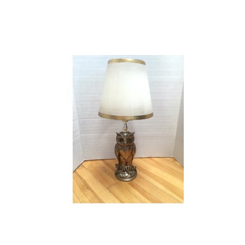 Vintage Owl Table Lamp