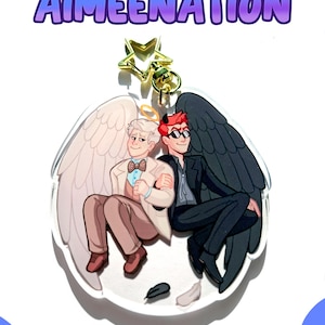 Good Omens keychain Charm