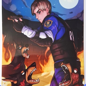 Leon Kennedy A5 Print