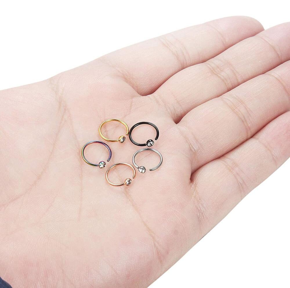316L Stainless Steel Nose Ring C Shaped Nose Ring Hoop Nose Etsy