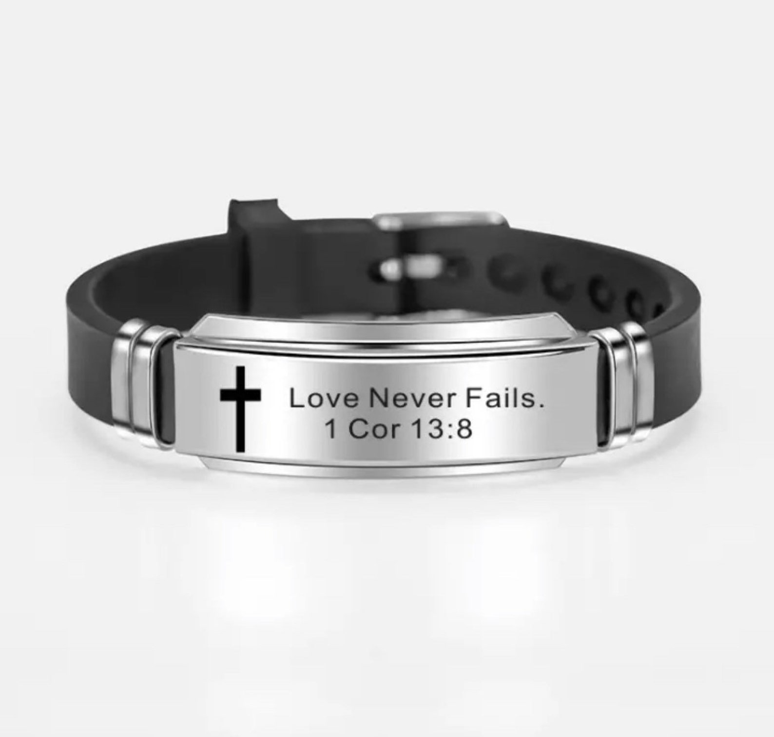 Christian Bracelet Bible Verse Bracelet Stainless Bracelet Etsy