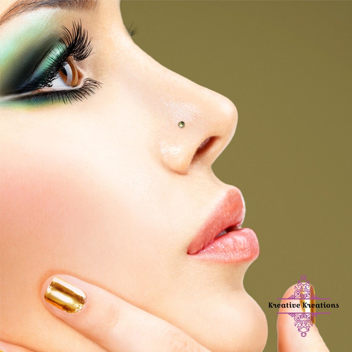 Nose Stud Nose Ring Fake Piercing Fake Nose Ring Etsy