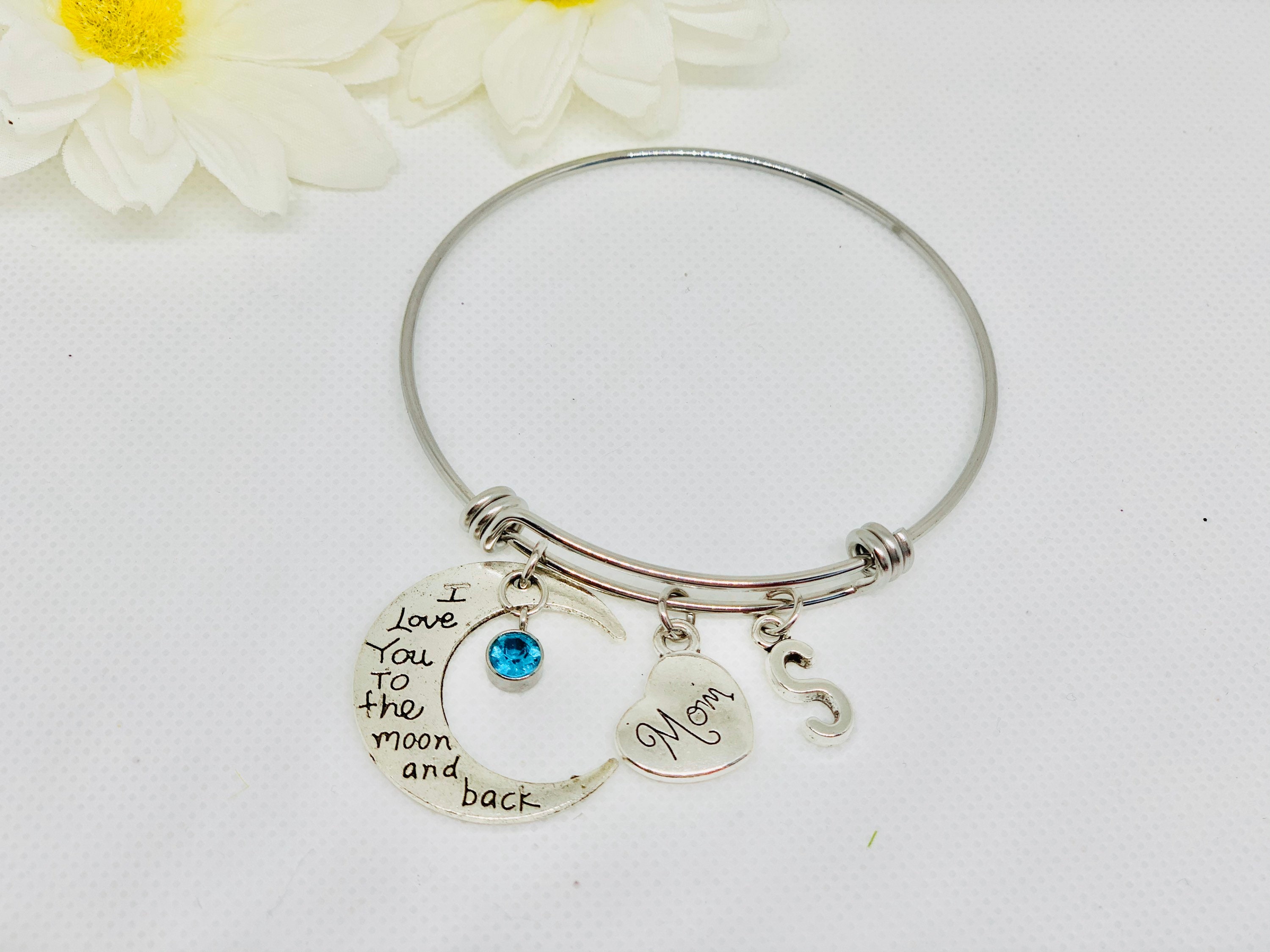 Personalized Bracelet Custom Adjustable Bracelet Charm | Etsy