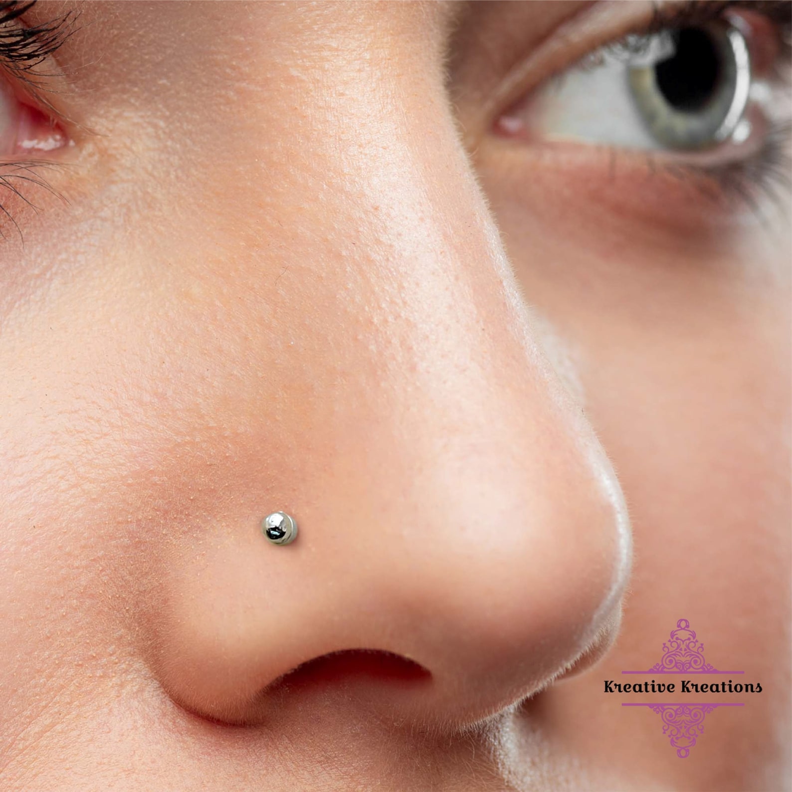 Nose Stud Nose Ring Fake Piercing Fake Nose Ring Etsy