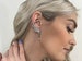 Ear climbers, Angel Wing Earrings, Ear Jackets, Engagement Earrings, Stylish Ear Climber, Unique Ear Climber , Ear Climber Gift 