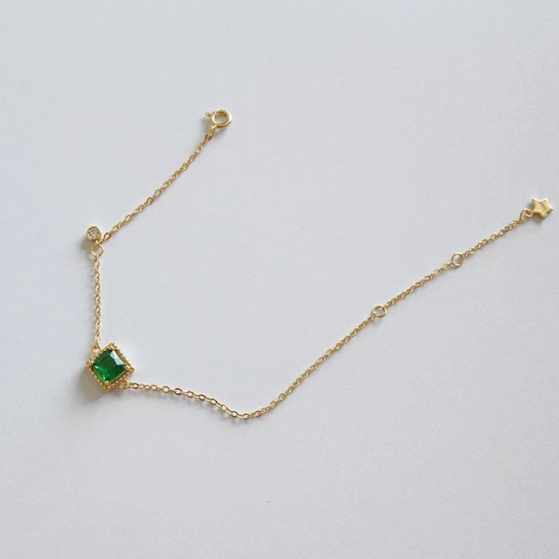 Bracelets Bridesmaid Gift 14k Everyday Bracelet Chain Bracelet Women Gift 14k Gold Filled Bracelet with Stones Opal Bracelet