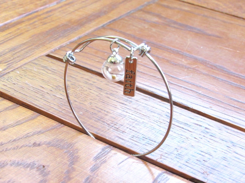 Mustard Seed Charm Bracelet Women Bracelets Faith Bracelet Etsy