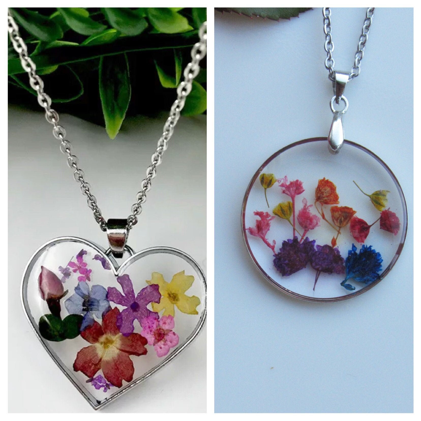 Real flower pendant online