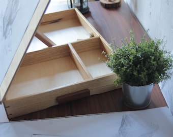 Planche à dessin en bois faite main : bureau d'artiste portable et chevalet à croquis