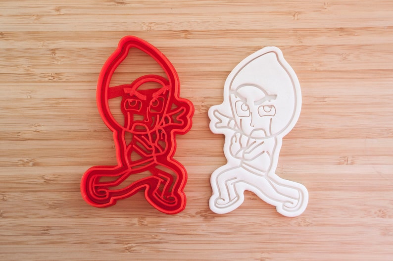 Night Ninja PJ masks cookie cutters Luna Girl and Romeo 3 pieces.