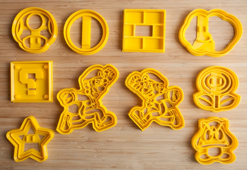 Set Super Mario cookie cutter