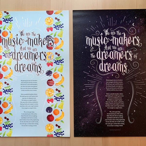 We Are the Music Makers Etsy