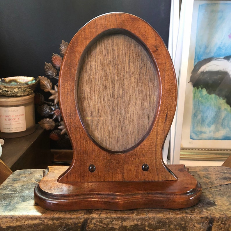 Vintage wood tabletop frame