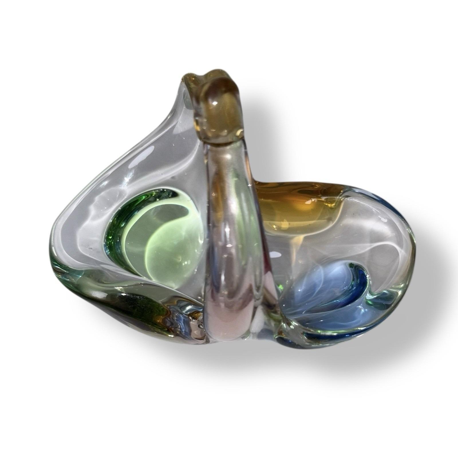 Bohemia Glass オブジェ 気泡入り Bohemia Glass オブジェ 気泡入り