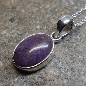 Rare Sugilite, 1A quality, Sugilite in 925 silver 4
