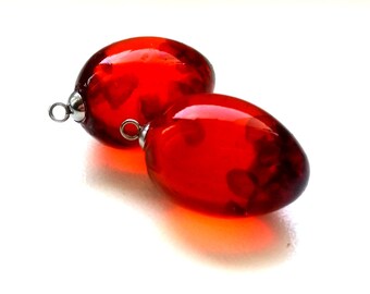 Amber pendant, amber, Baltic Sea find, Baltic treasure, golden brown