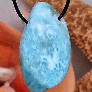 high-quality Larimar, sky blue, Larimar stone, Atlantis stone