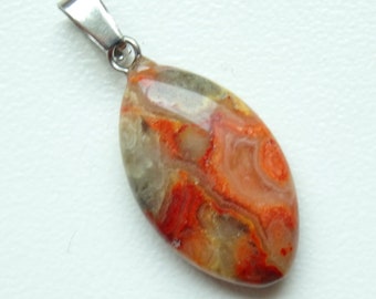 Crazy Lace Agate, pendentif agate, pierre d'agate