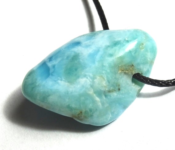 hochwertiger Larimar, himmelblau, Larimarstein, Atlantisstein