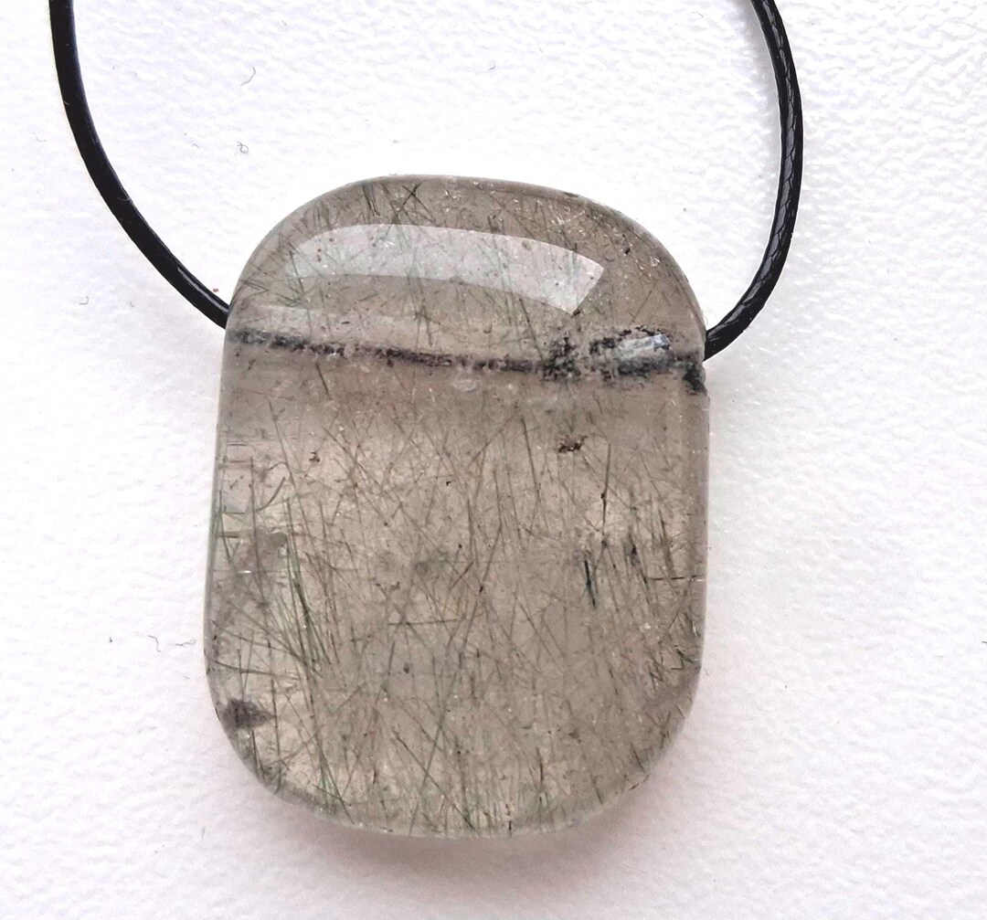 Large Actinolite, Ray Stone, Actinolite Pendant, Green-transparent - Etsy