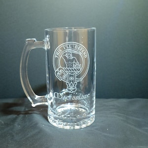 Scottish Clan Beer Mug - 25oz