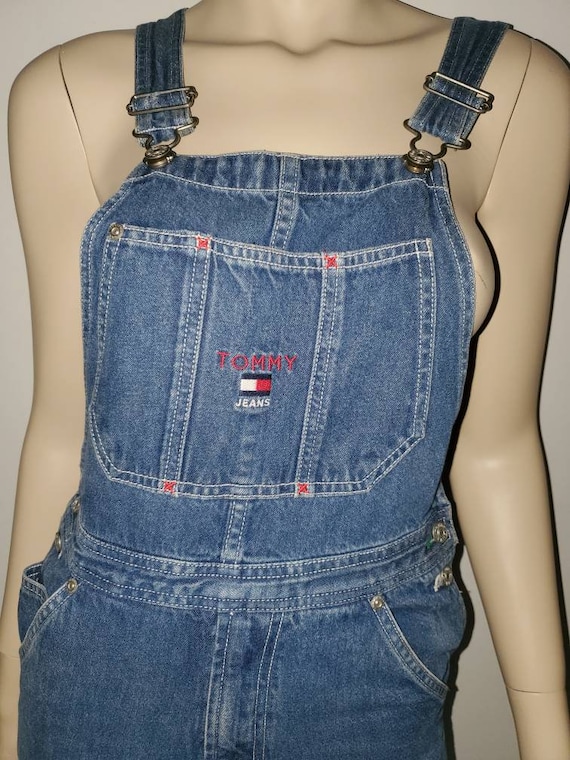 Tommy Hilfiger Overalls 90s Vintage Denim Small