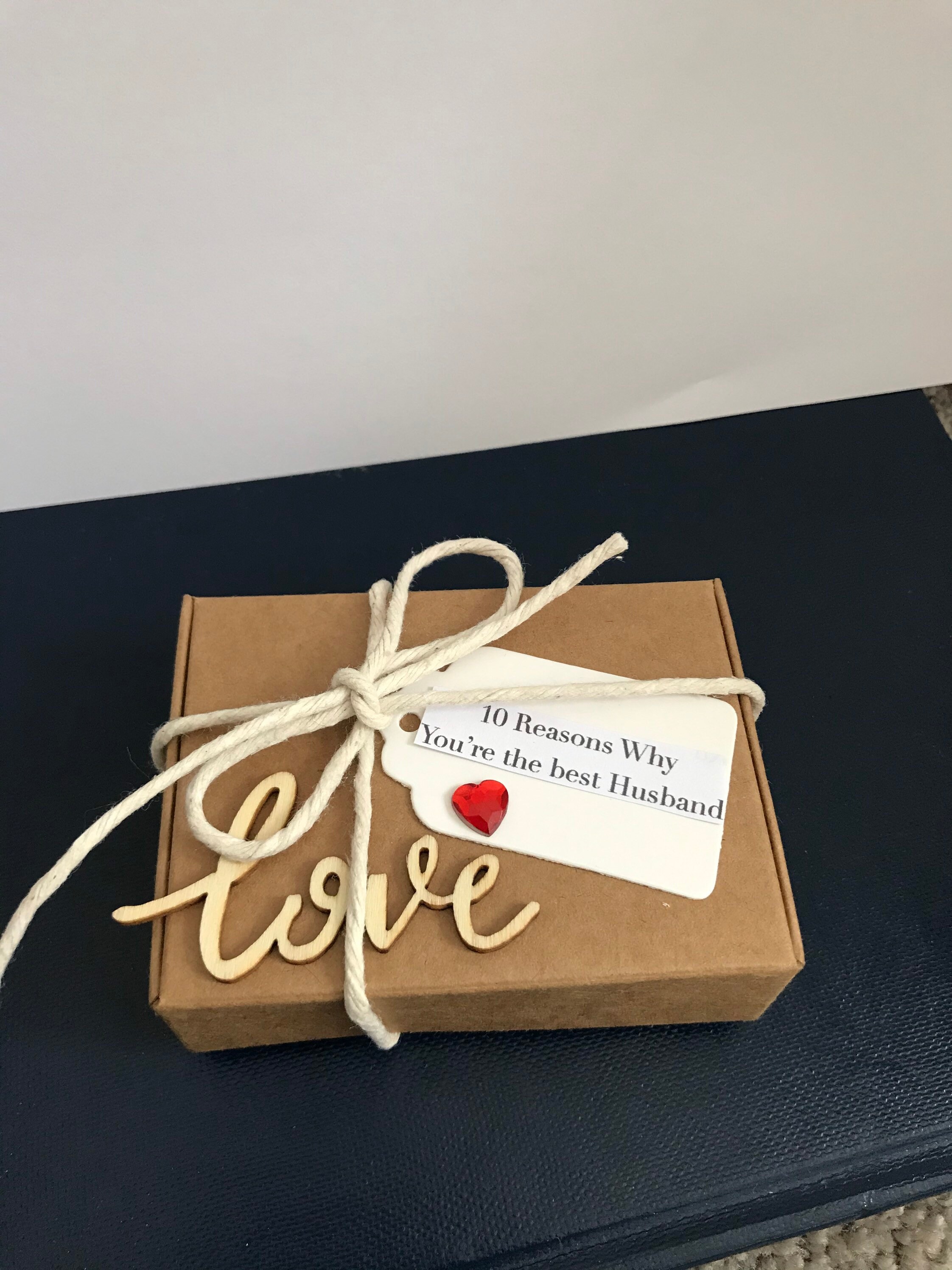 10 Reasons why youre the best husband personalised gift box Etsy