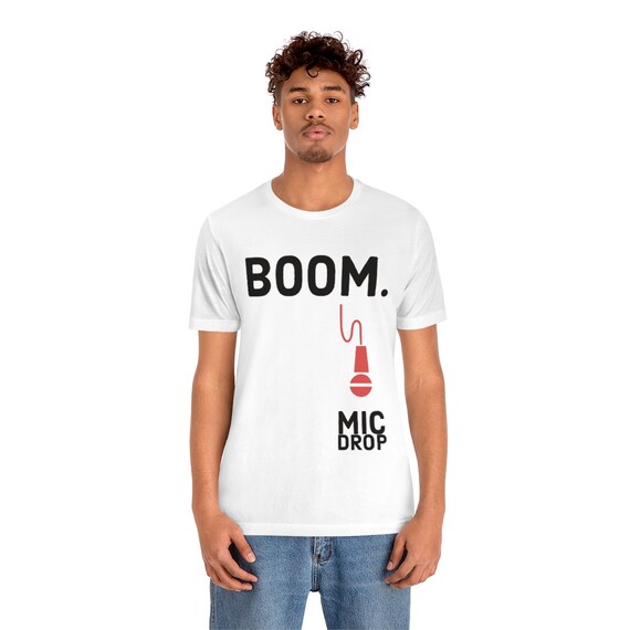 Boom Mic Drop Congratulations Card Perfect for Graduation Etsy