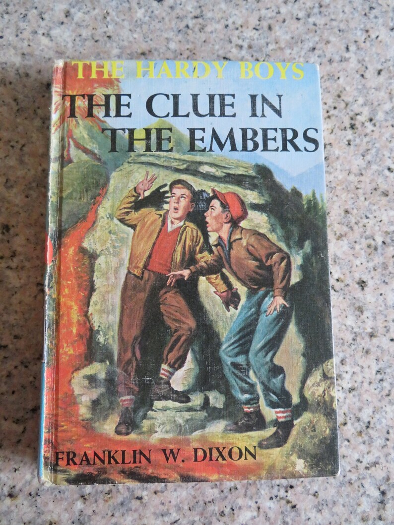 The CLUE in the Embers // HARDY Boys // 1st Ed. 1955 // - Etsy