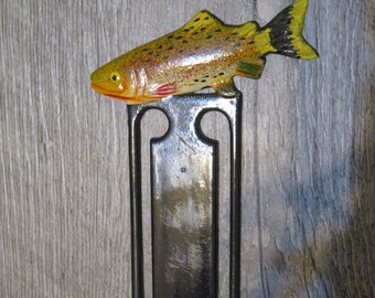 FISH Bookmark Plastic Clip Style 3.75 x 2.5" (B212)